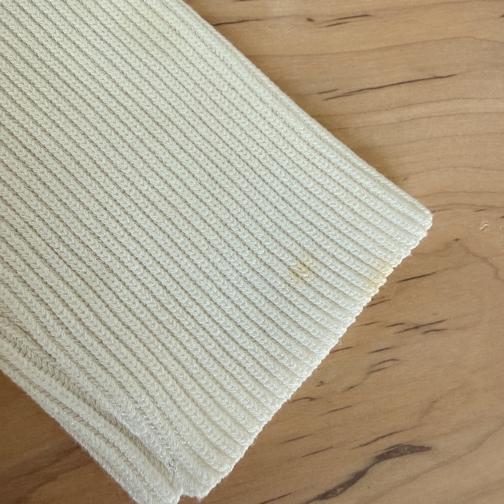 Petal & Pup Aquerelle White Stretch Knit Sweater cropped - Picture 5 of 6